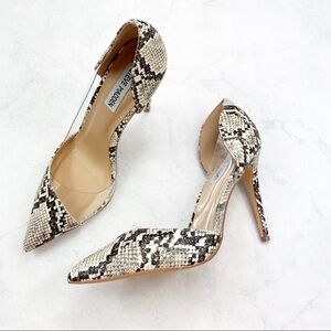 [Steve Madden] Snake Skin Printed Heels